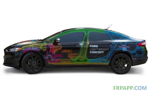 福特輕量化概念車，后窗采用PC樹脂減重35％ 